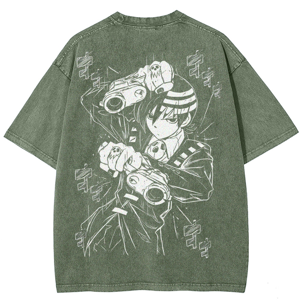 Soul Eater Unisex Fit Washed T-Shirt 2502010329