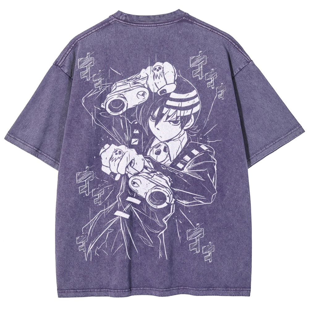 Soul Eater Unisex Fit Washed T-Shirt 2502010329