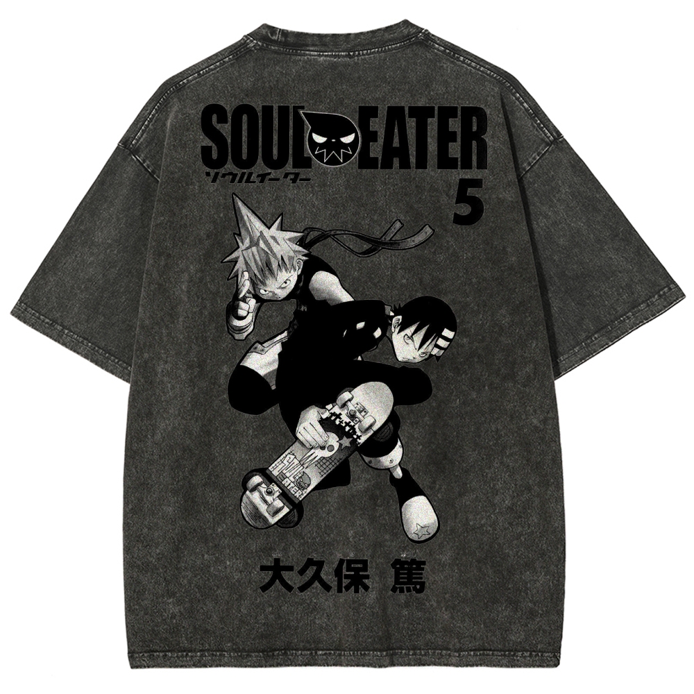 Soul Eater Unisex Fit Washed T-Shirt 2502010413