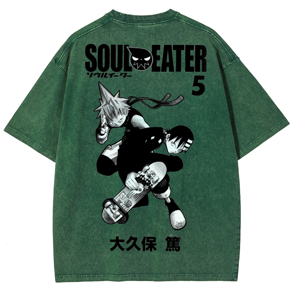 Soul Eater Unisex Fit Washed T-Shirt 2502010413