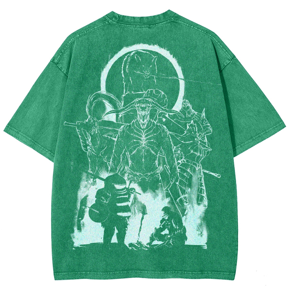 DARK SOULS Unisex Fit Washed T-Shirt 2502011007