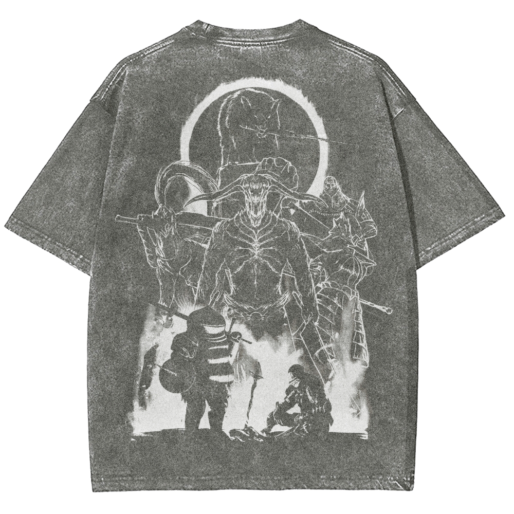 DARK SOULS Unisex Fit Washed T-Shirt 2502011007