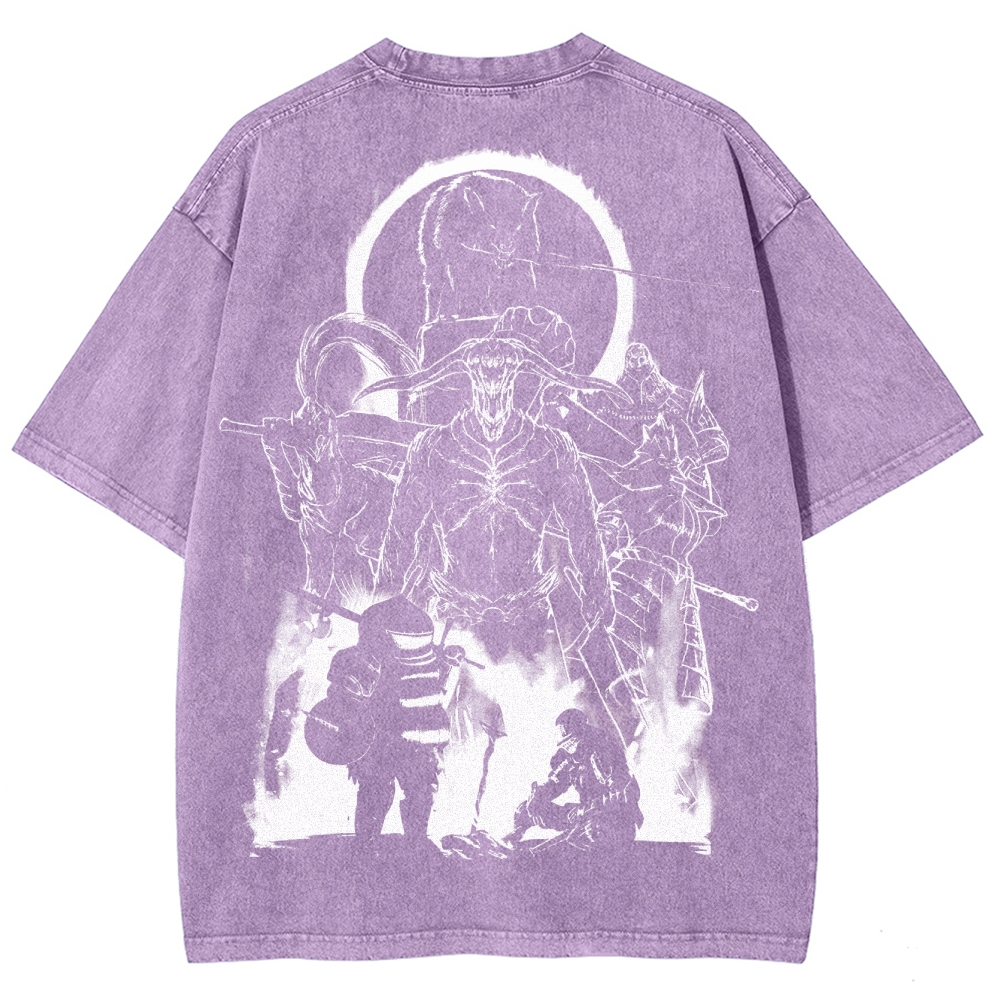 DARK SOULS Unisex Fit Washed T-Shirt 2502011007