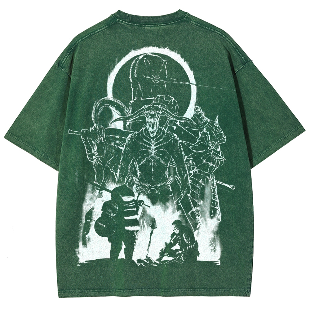 DARK SOULS Unisex Fit Washed T-Shirt 2502011007
