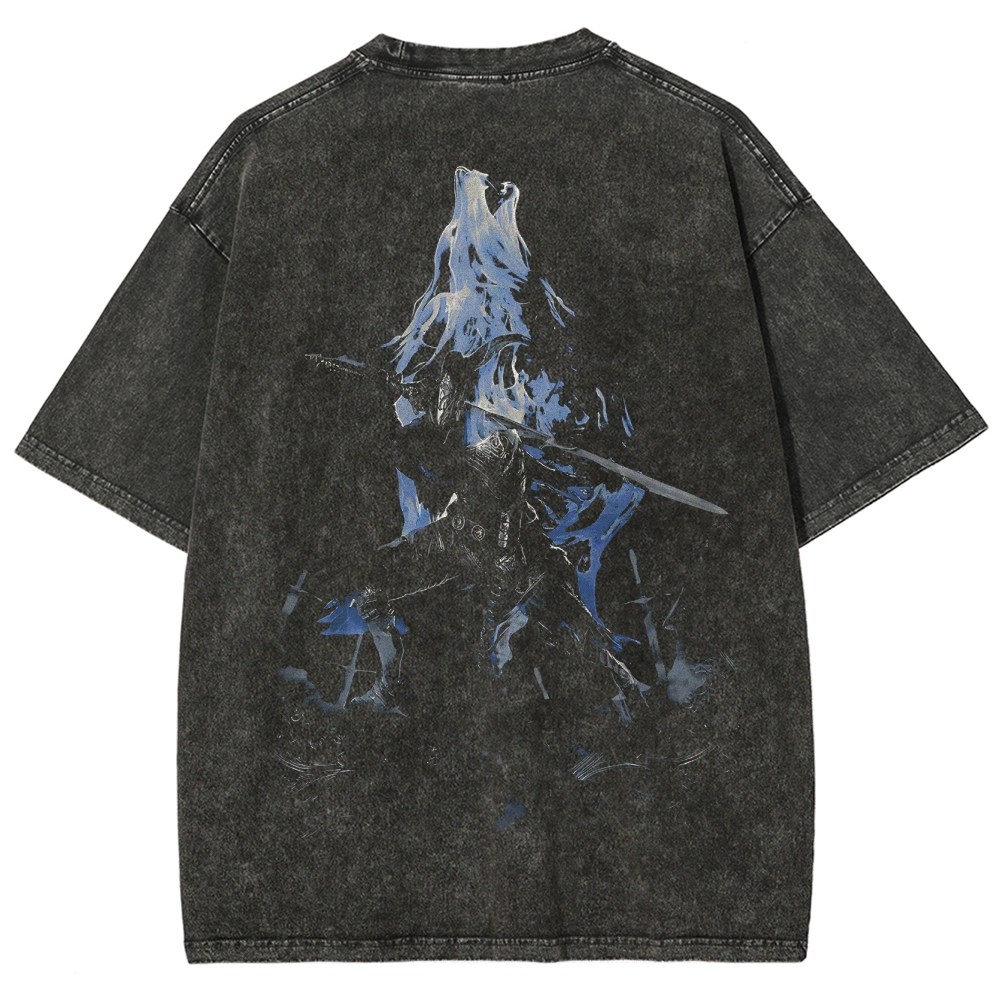 DARK SOULS Unisex Fit Washed T-Shirt 2502011019
