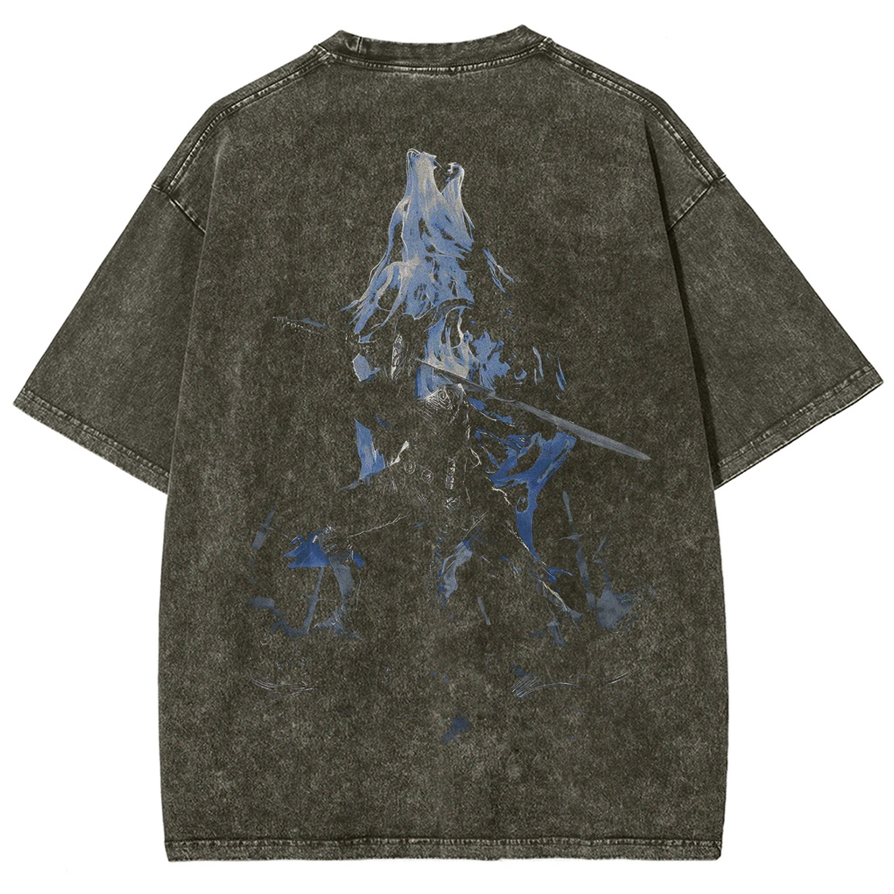 DARK SOULS Unisex Fit Washed T-Shirt 2502011019