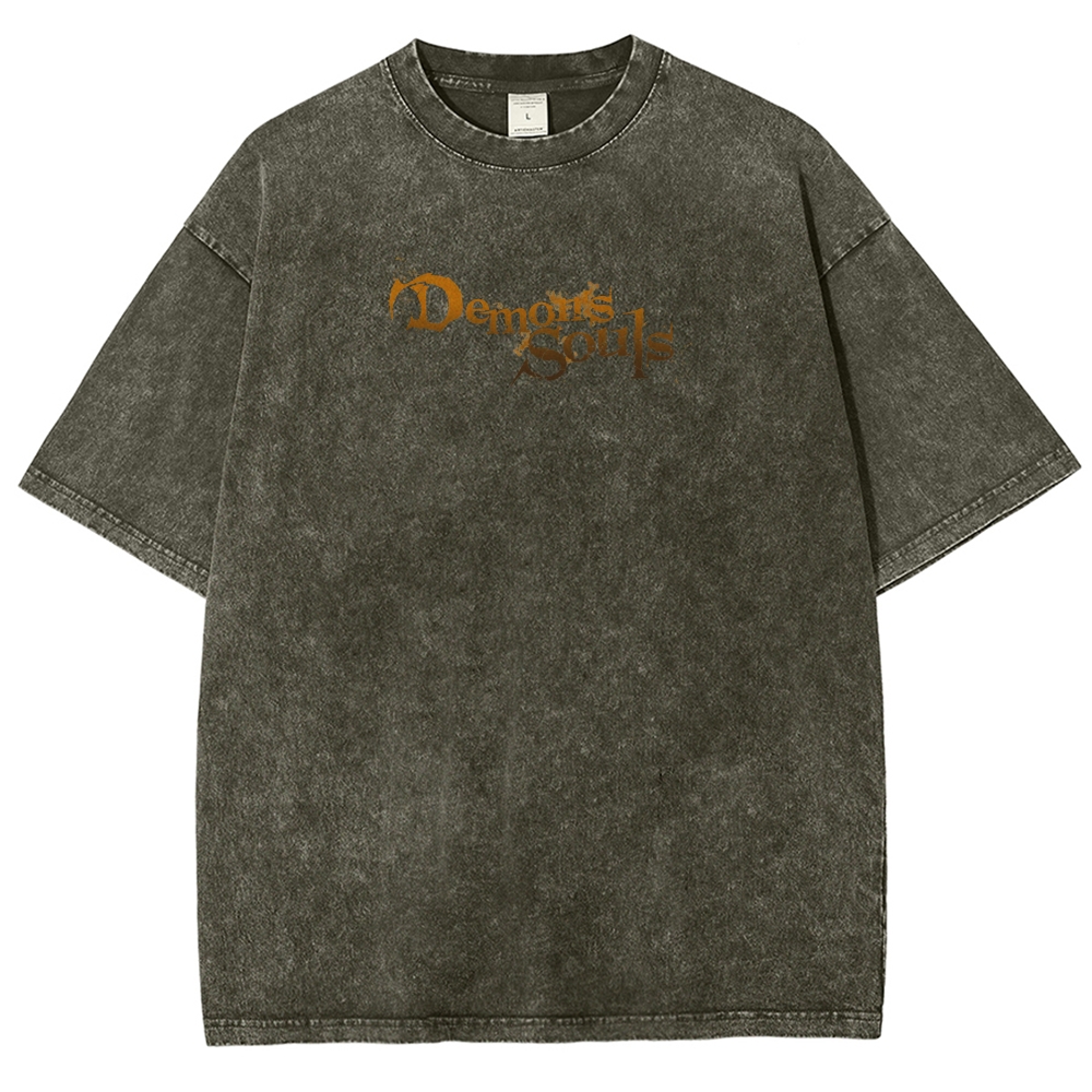 DARK SOULS Unisex Fit Washed T-Shirt 2502011054