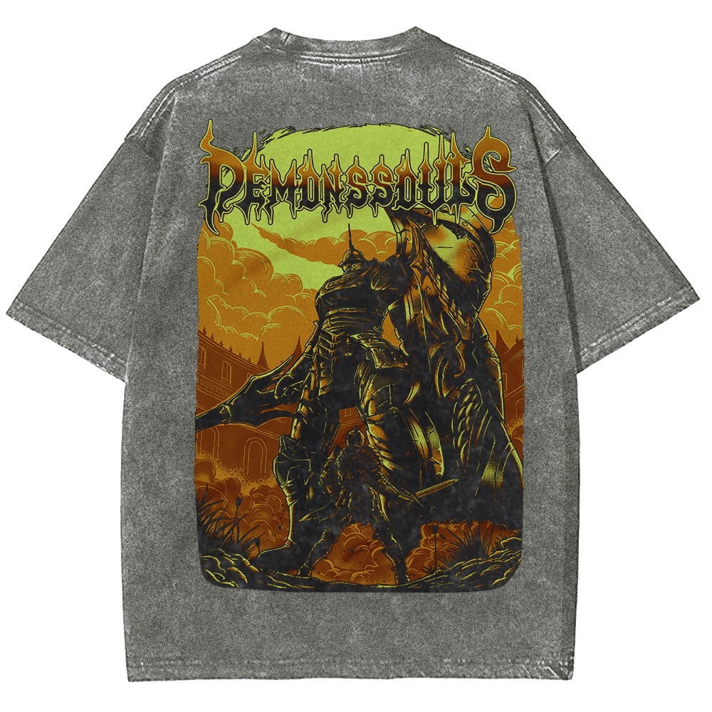 DARK SOULS Unisex Fit Washed T-Shirt 2502011054