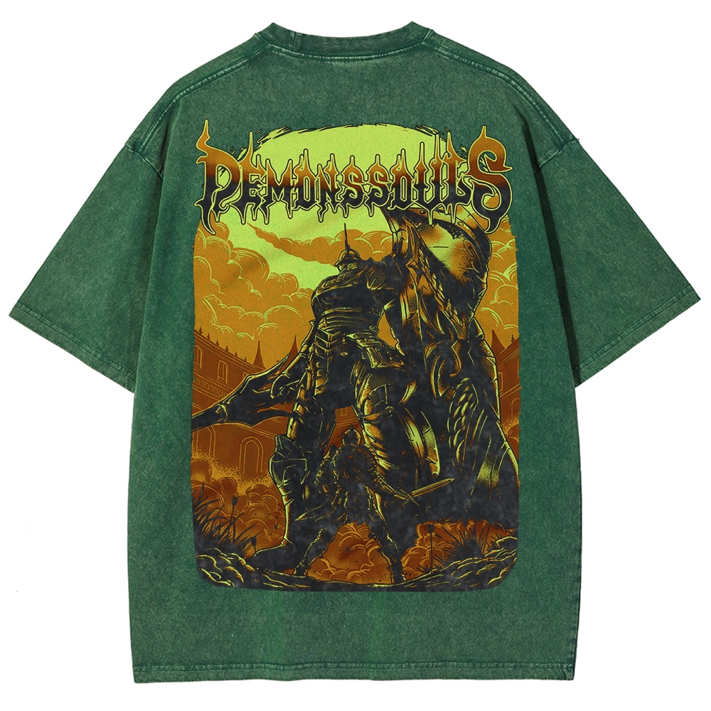 DARK SOULS Unisex Fit Washed T-Shirt 2502011054