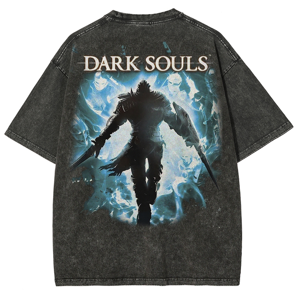 DARK SOULS Unisex Fit Washed T-Shirt 2502011076