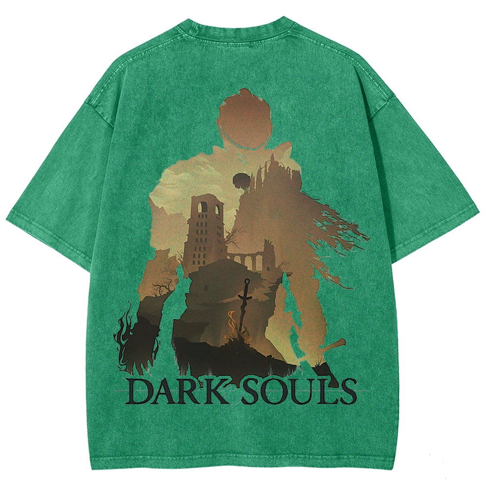 DARK SOULS Unisex Fit Washed T-Shirt 2502011085