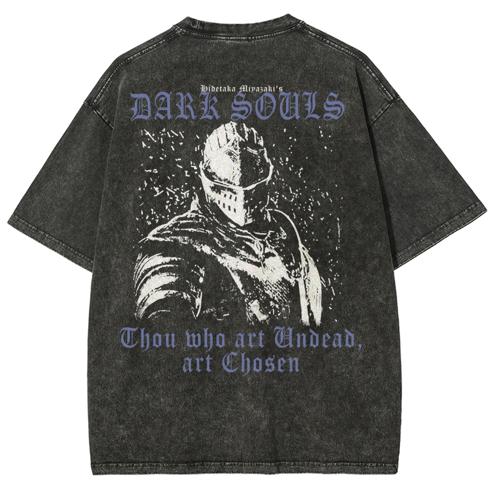 DARK SOULS Unisex Fit Washed T-Shirt 2502011095
