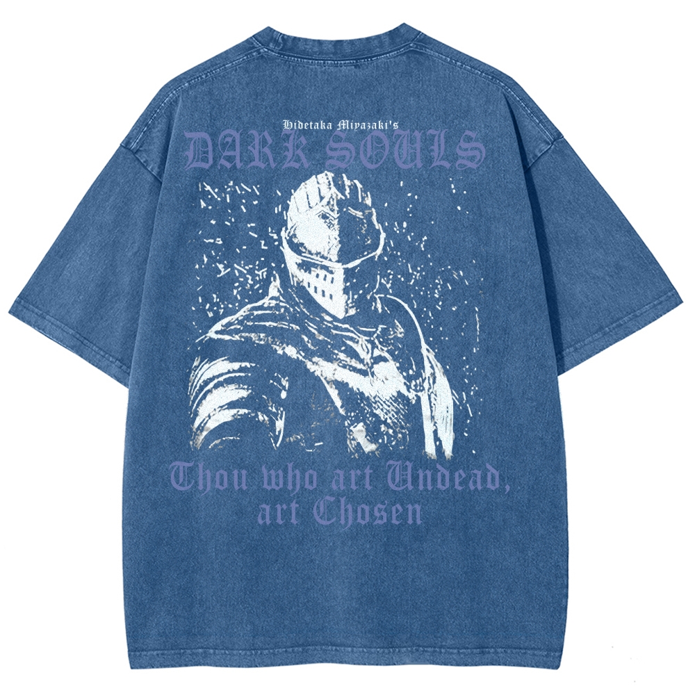 DARK SOULS Unisex Fit Washed T-Shirt 2502011095