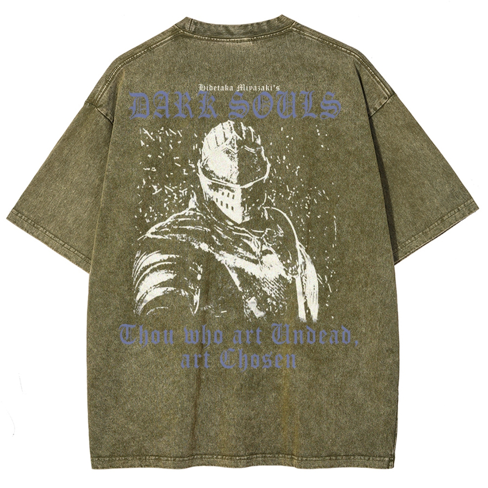 DARK SOULS Unisex Fit Washed T-Shirt 2502011095