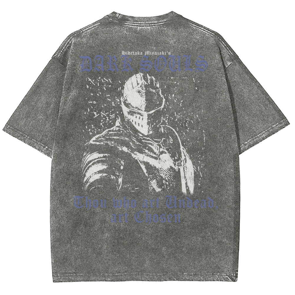DARK SOULS Unisex Fit Washed T-Shirt 2502011095
