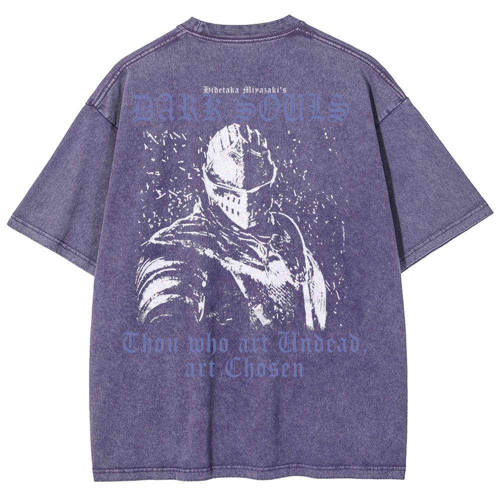 DARK SOULS Unisex Fit Washed T-Shirt 2502011095