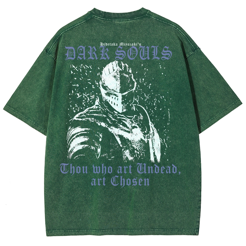 DARK SOULS Unisex Fit Washed T-Shirt 2502011095