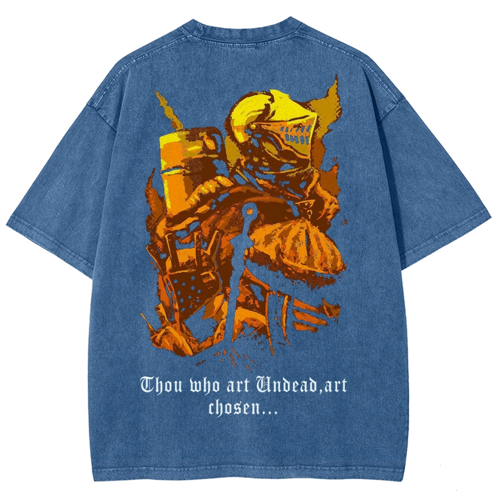 DARK SOULS Unisex Fit Washed T-Shirt 2502011099