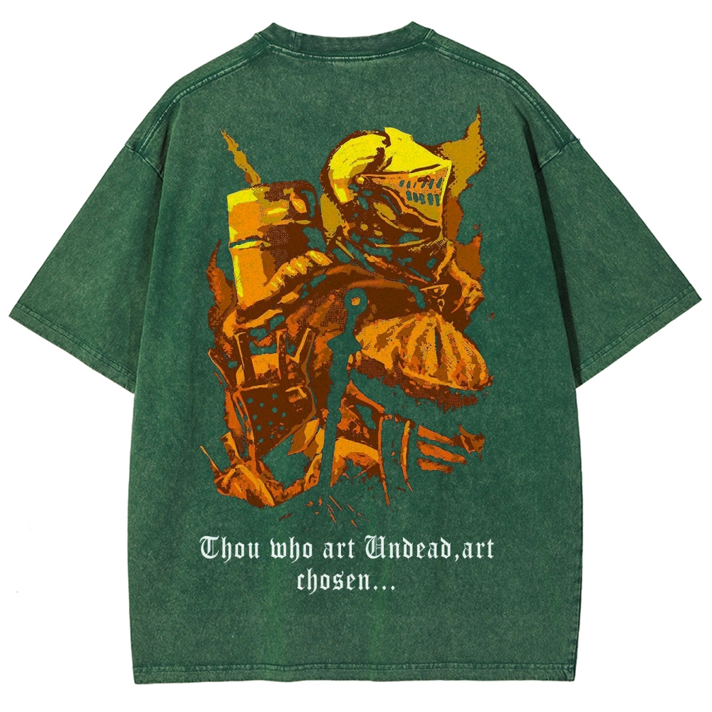 DARK SOULS Unisex Fit Washed T-Shirt 2502011099