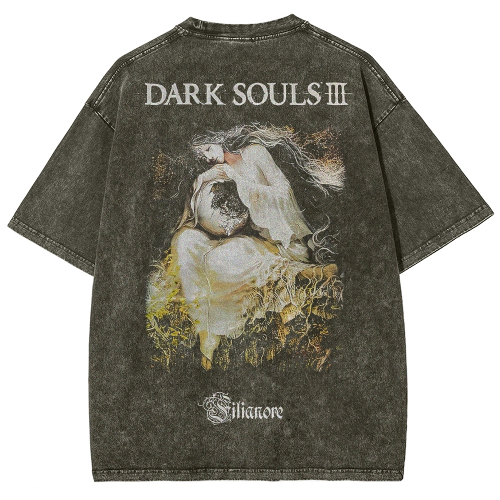 DARK SOULS Unisex Fit Washed T-Shirt 2502011115