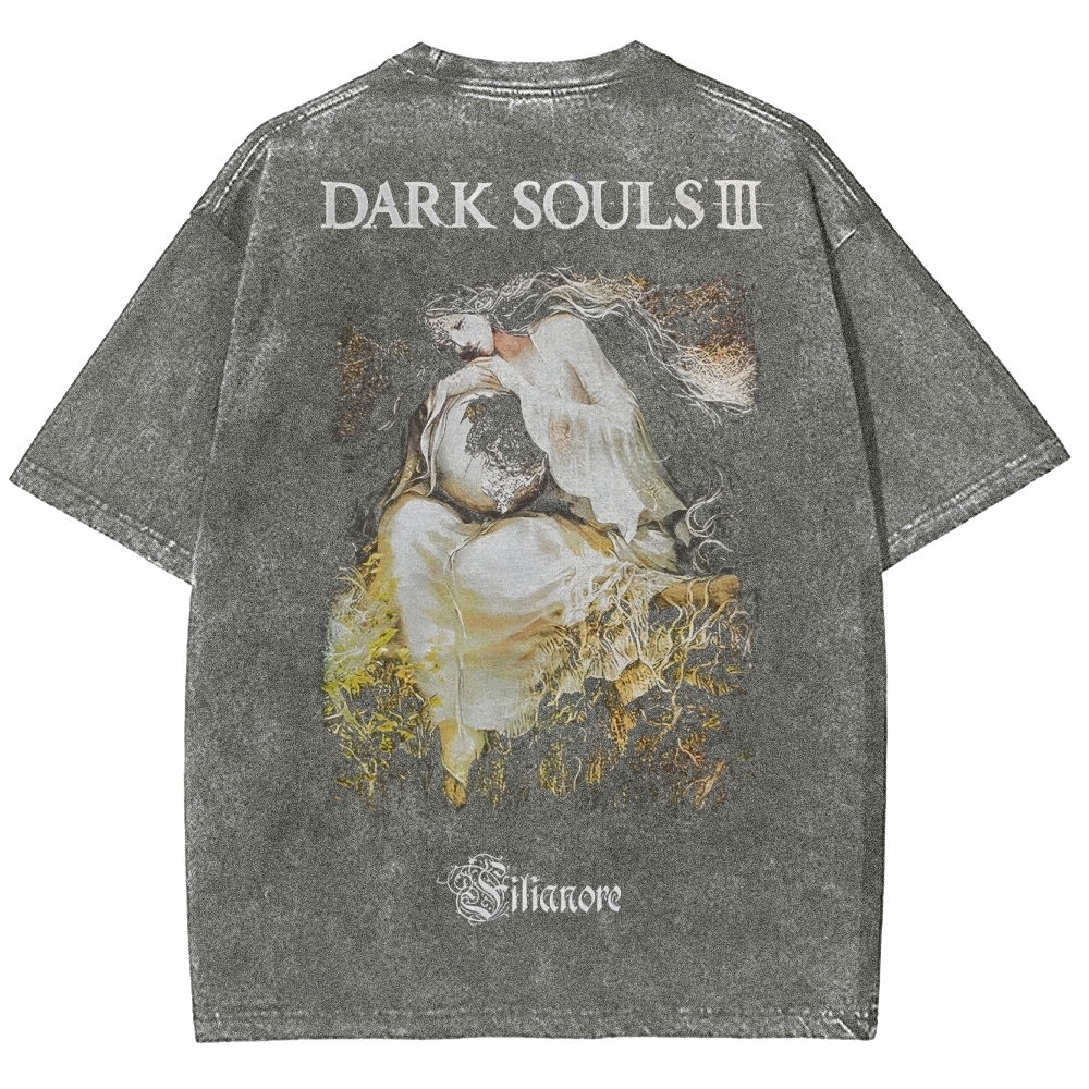 DARK SOULS Unisex Fit Washed T-Shirt 2502011115