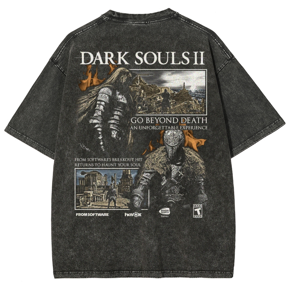 DARK SOULS Unisex Fit Washed T-Shirt 2502011119
