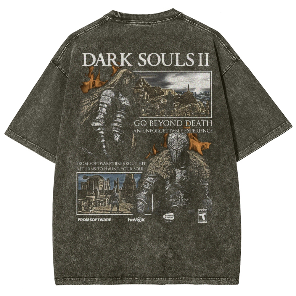 DARK SOULS Unisex Fit Washed T-Shirt 2502011119