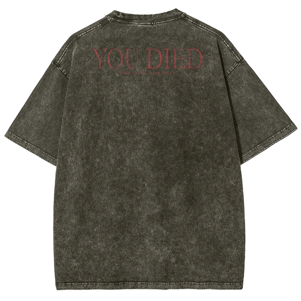 DARK SOULS Unisex Fit Washed T-Shirt 2502011124