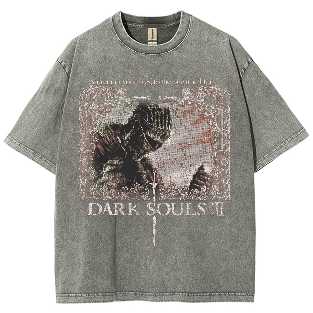 DARK SOULS Unisex Fit Washed T-Shirt 2502011124