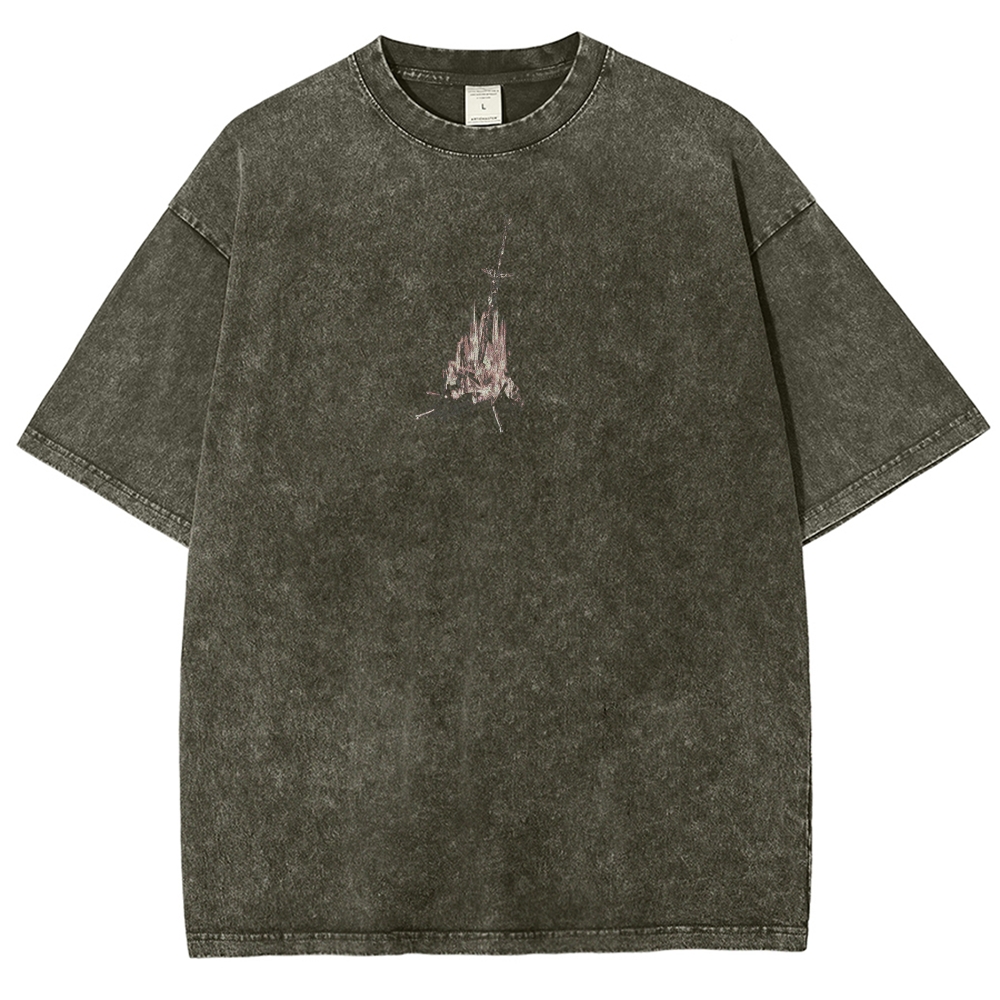 DARK SOULS Unisex Fit Washed T-Shirt 2502011133