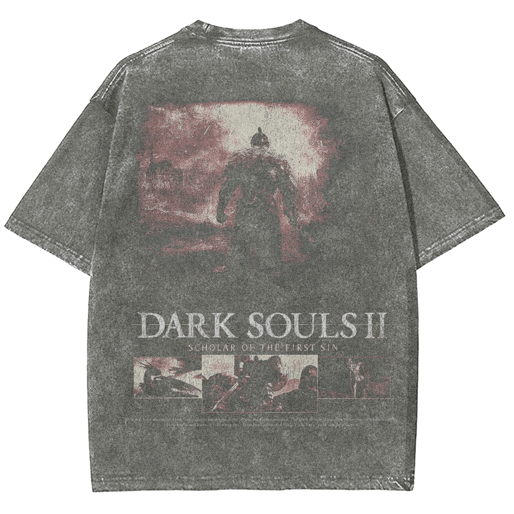 DARK SOULS Unisex Fit Washed T-Shirt 2502011133