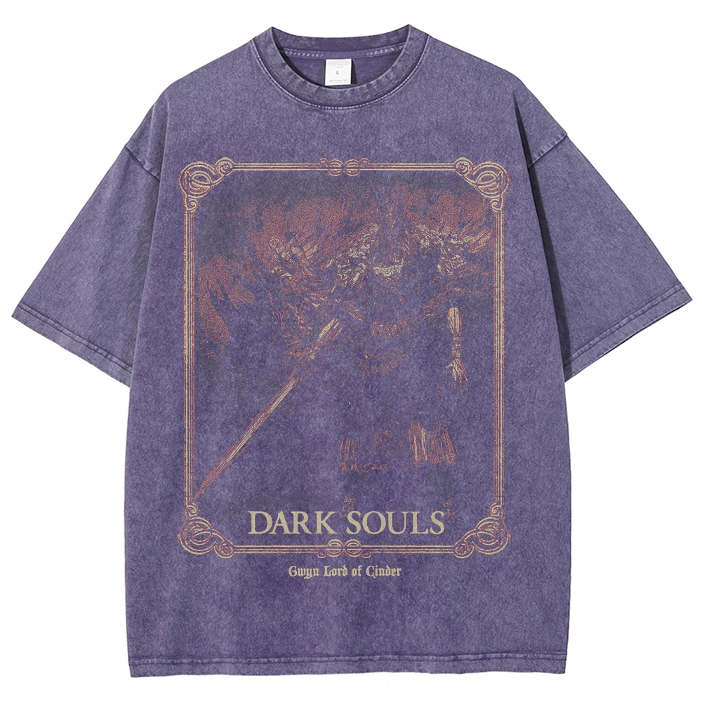 DARK SOULS Unisex Fit Washed T-Shirt 2502011135