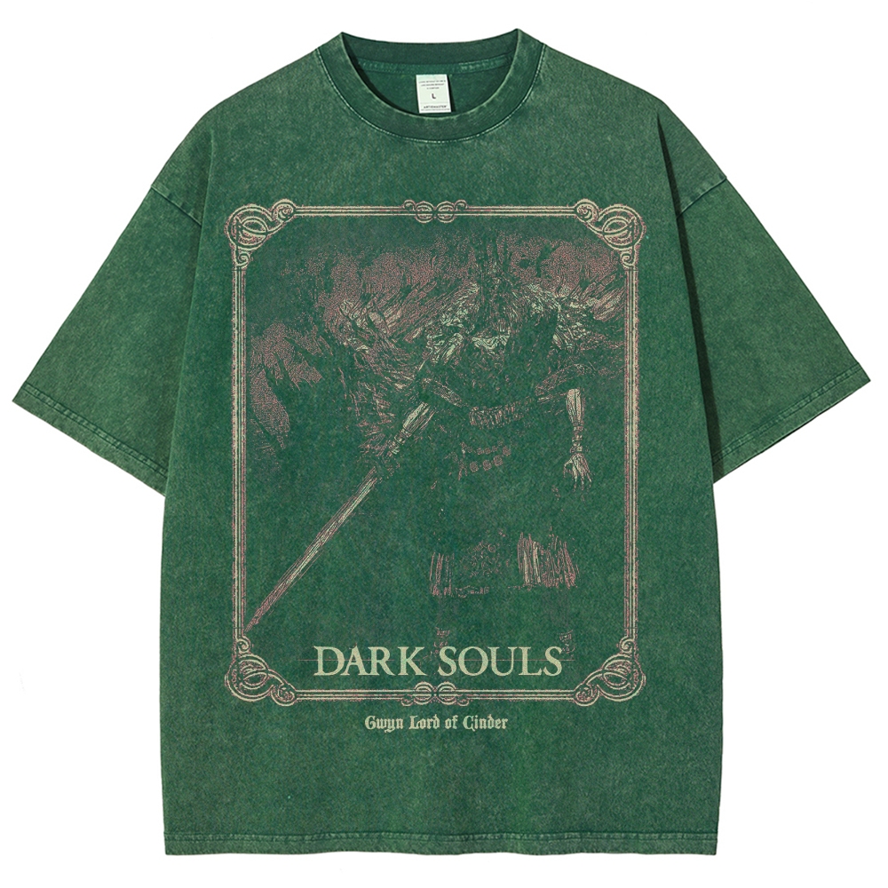 DARK SOULS Unisex Fit Washed T-Shirt 2502011135