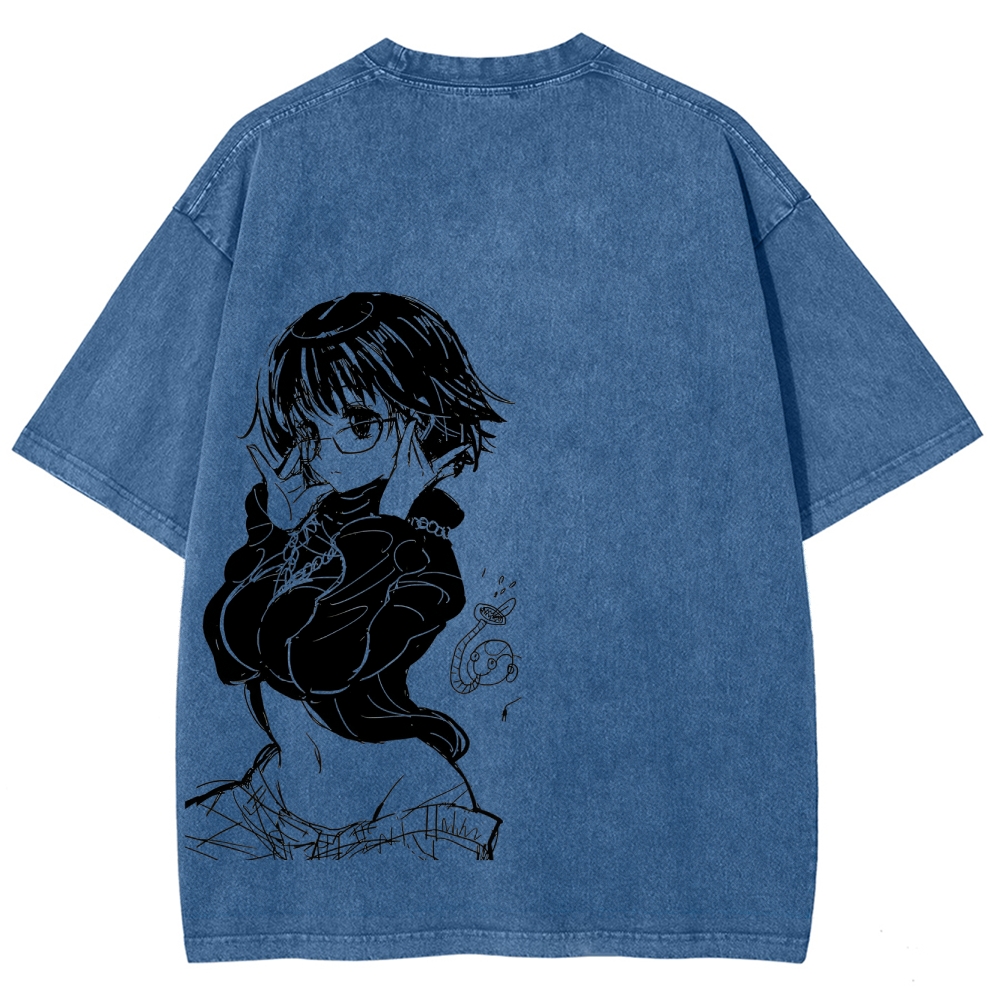 HUNTER×HUNTER Unisex Fit Washed T-Shirt