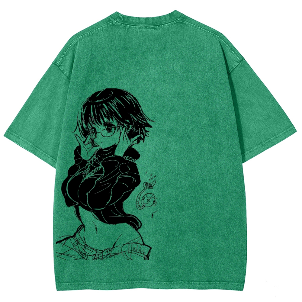 HUNTER×HUNTER Unisex Fit Washed T-Shirt