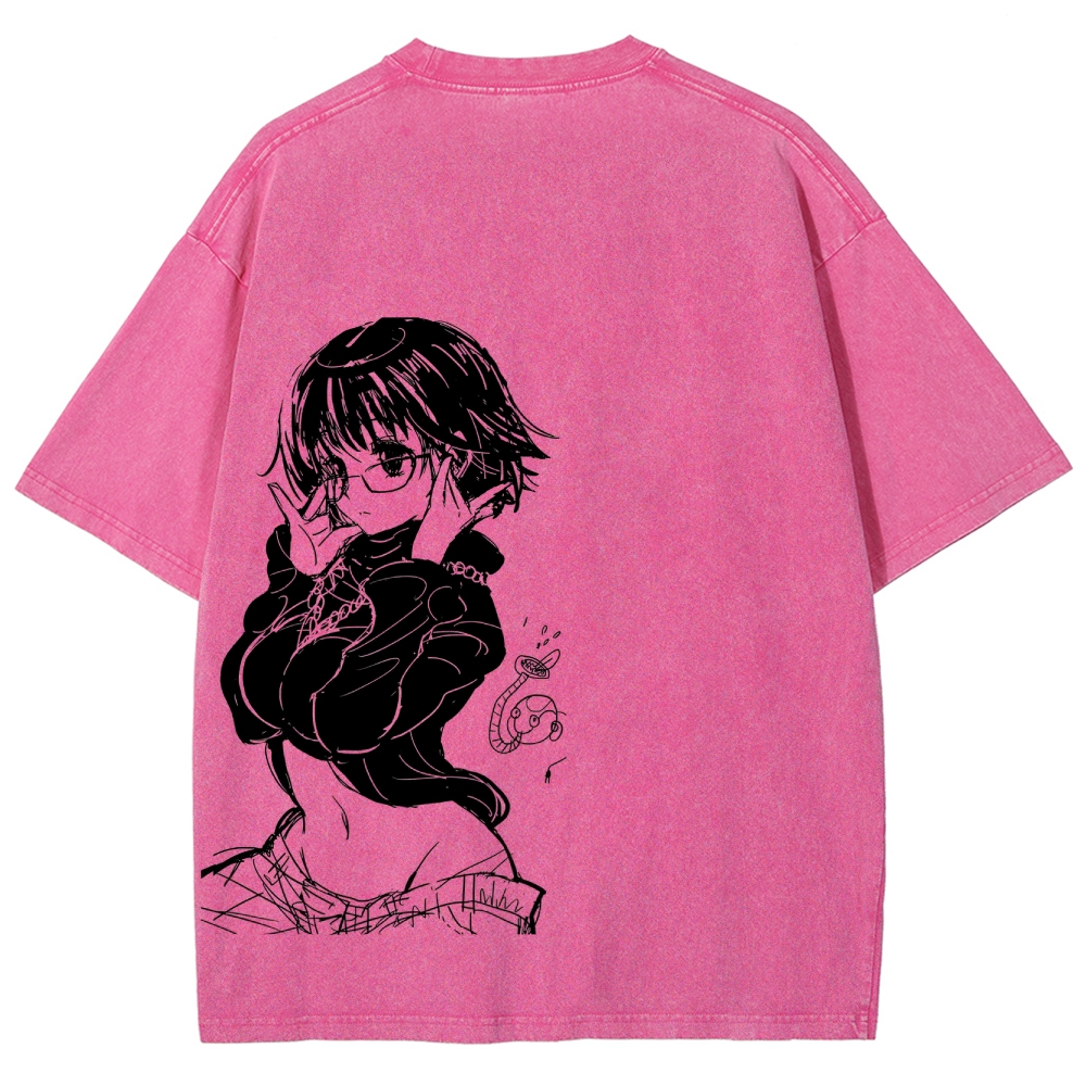 HUNTER×HUNTER Unisex Fit Washed T-Shirt