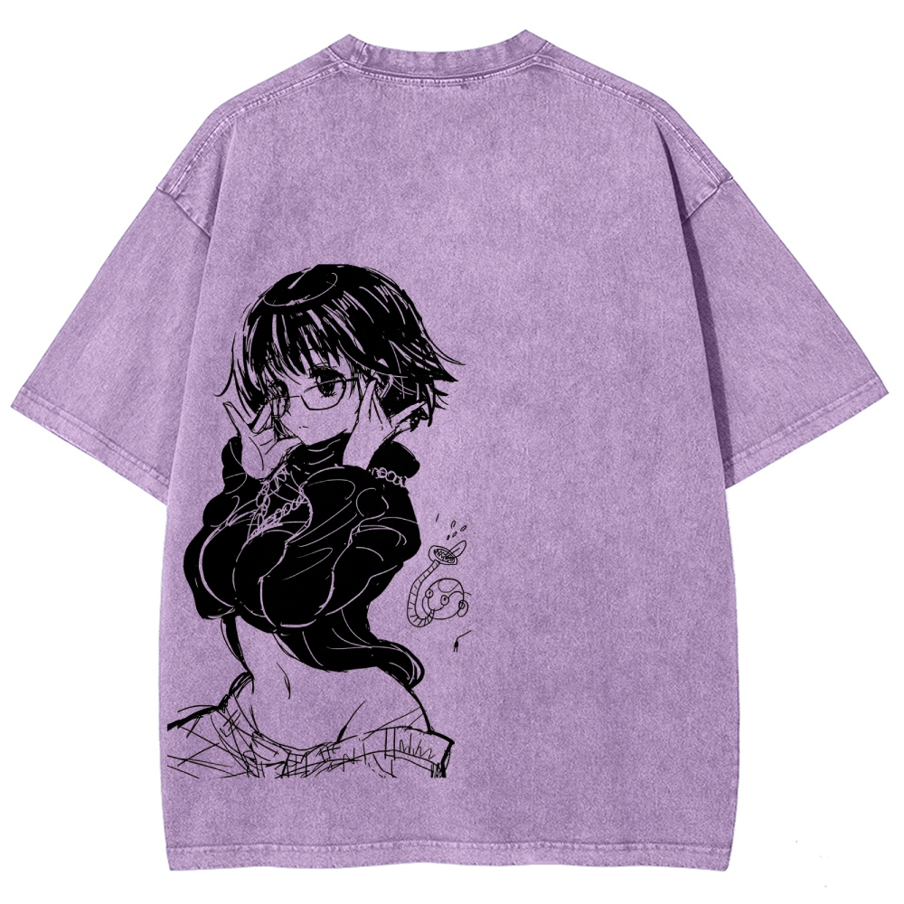 HUNTER×HUNTER Unisex Fit Washed T-Shirt