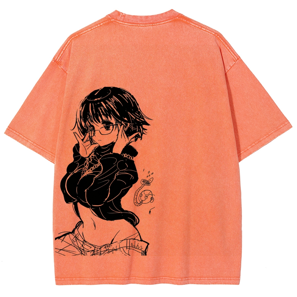 HUNTER×HUNTER Unisex Fit Washed T-Shirt