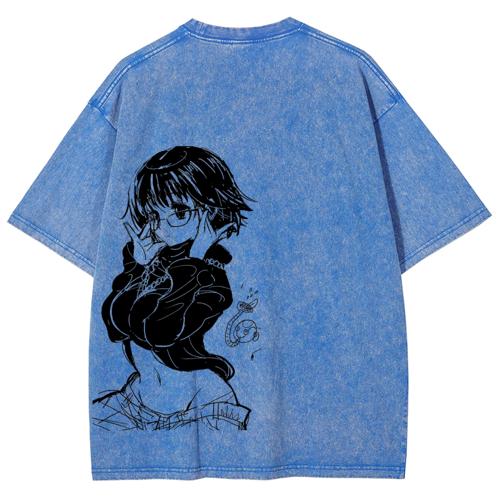 HUNTER×HUNTER Unisex Fit Washed T-Shirt