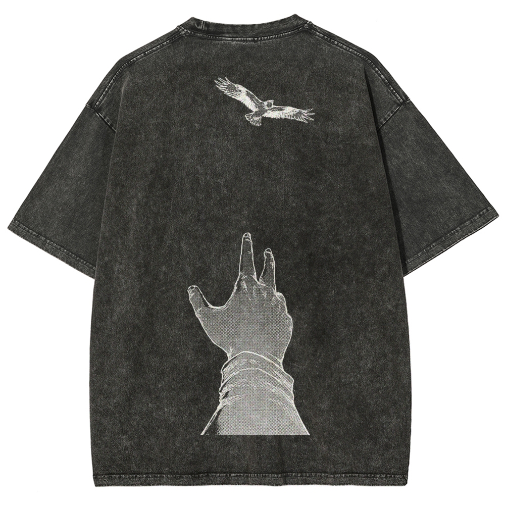 Attach On Titan Unisex Fit Washed T-Shirt 2503000039