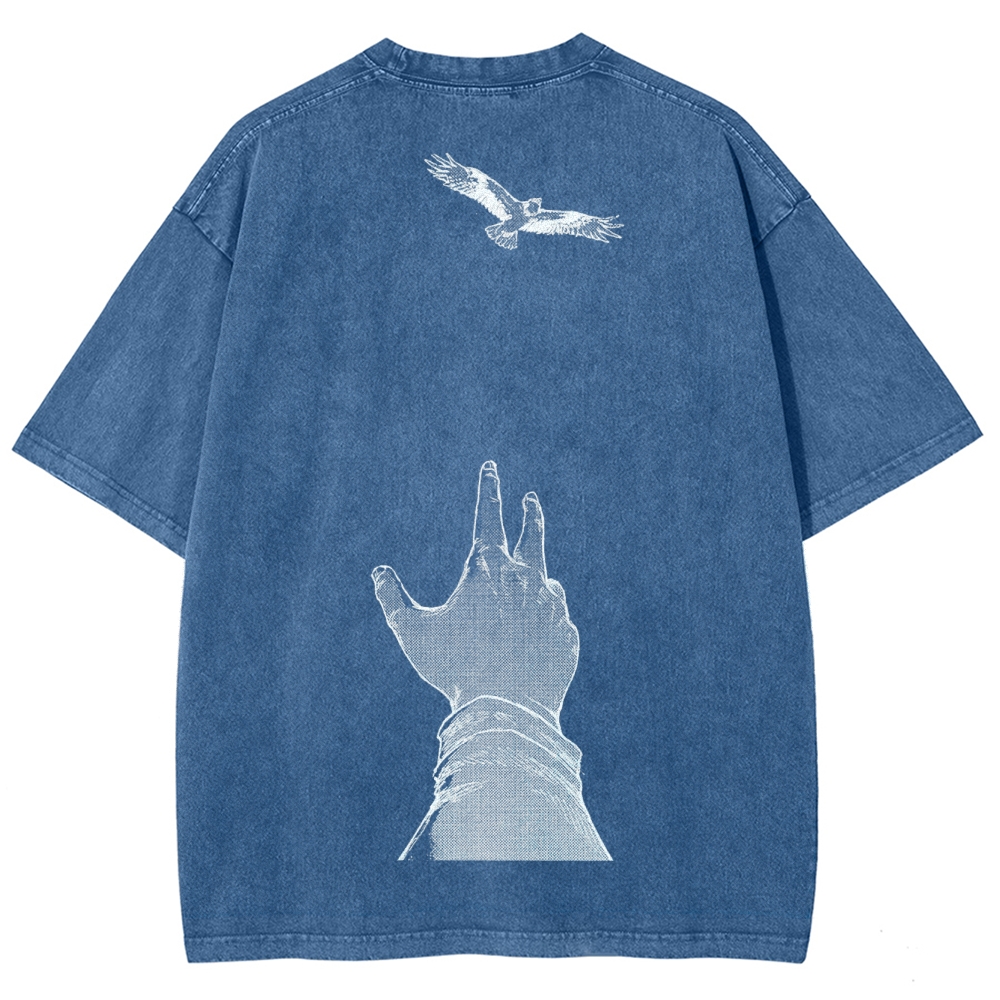 Attach On Titan Unisex Fit Washed T-Shirt 2503000039