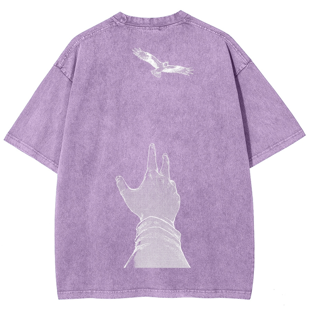 Attach On Titan Unisex Fit Washed T-Shirt 2503000039