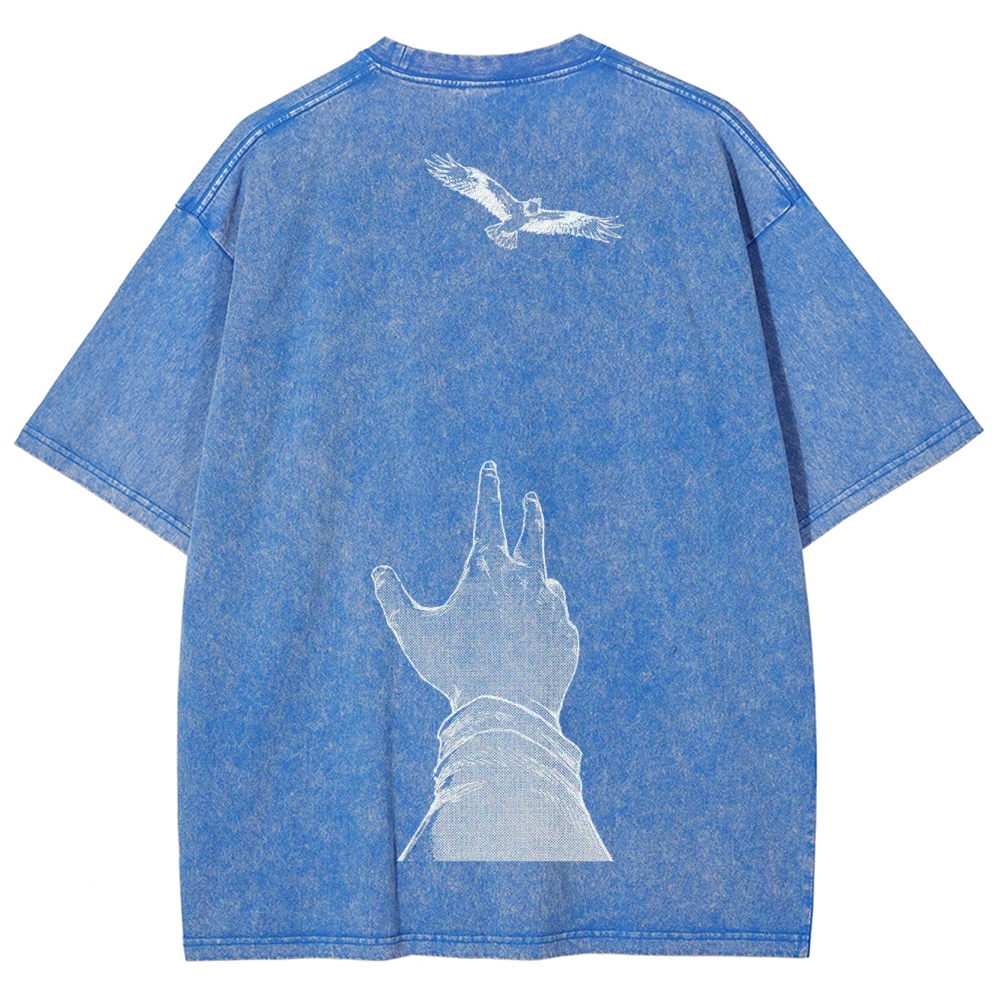 Attach On Titan Unisex Fit Washed T-Shirt 2503000039