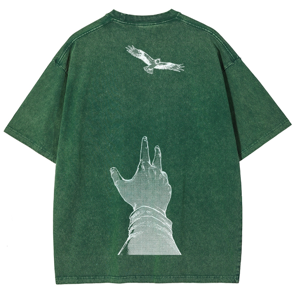 Attach On Titan Unisex Fit Washed T-Shirt 2503000039