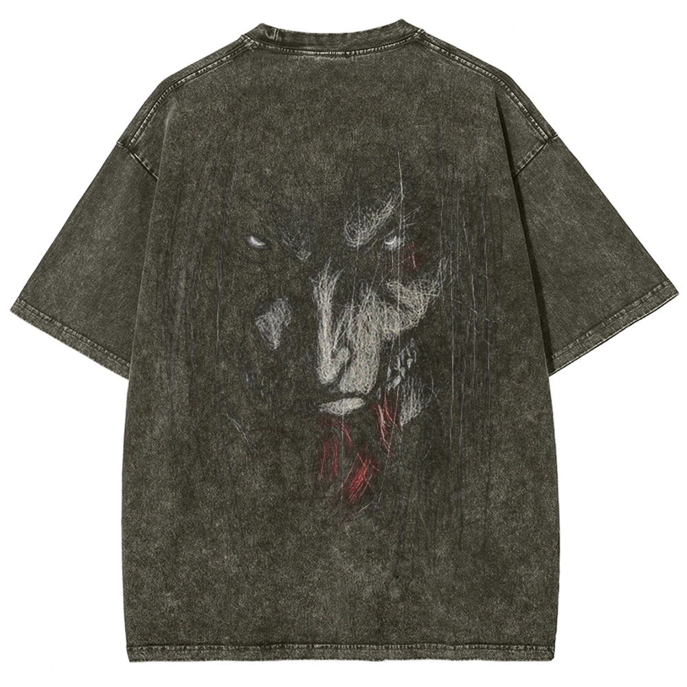 Attach On Titan Unisex Fit Washed T-Shirt 2503000052