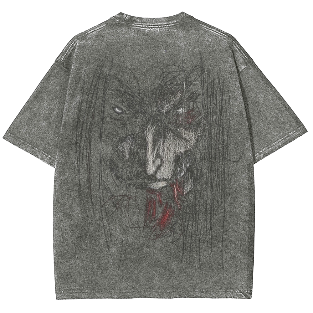 Attach On Titan Unisex Fit Washed T-Shirt 2503000052