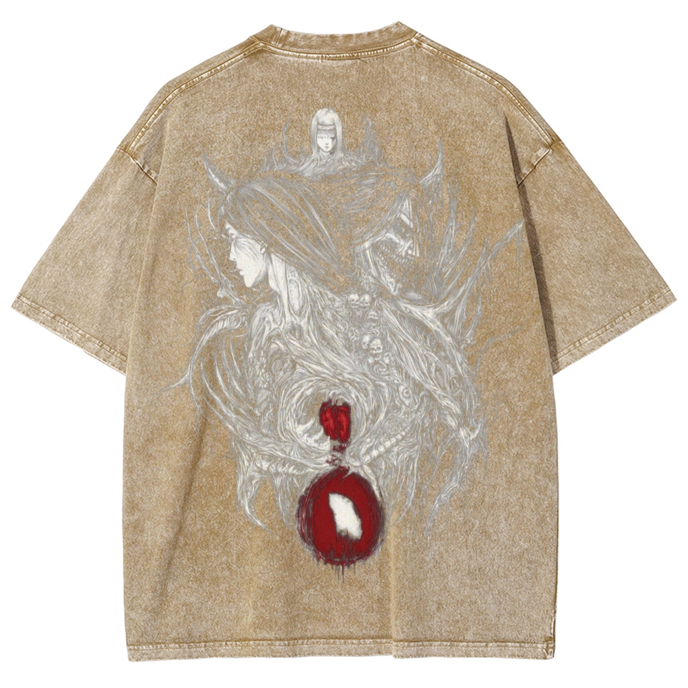 Attach On Titan Unisex Fit Washed T-Shirt 2503000078