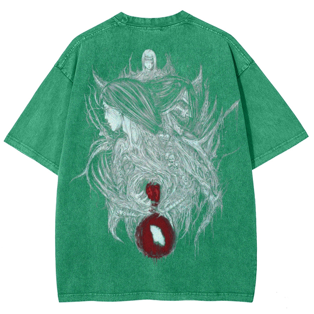 Attach On Titan Unisex Fit Washed T-Shirt 2503000078