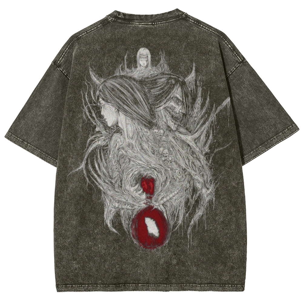 Attach On Titan Unisex Fit Washed T-Shirt 2503000078