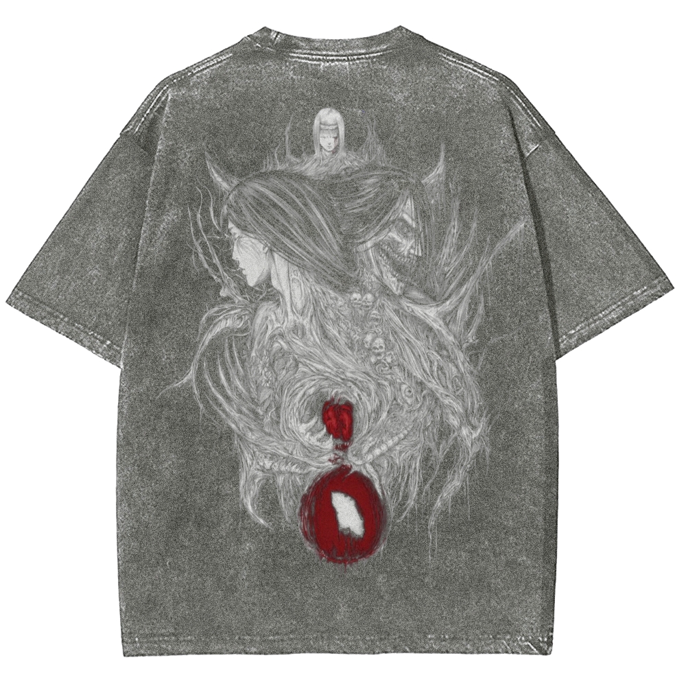 Attach On Titan Unisex Fit Washed T-Shirt 2503000078